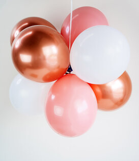 WOW DIY ballonnentros | Roze koper