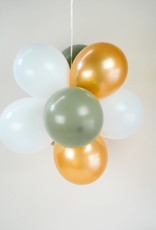 WOW DIY ballonnentros | Goud / olijfgroen WOW DIY ballonnentros | Goud / olijfgroen