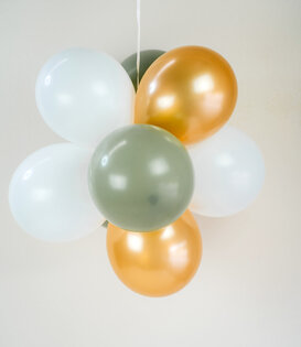 WOW DIY ballonnentros | Goud / olijfgroen