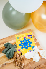 WOW DIY ballonnentros | Goud / olijfgroen WOW DIY ballonnentros | Goud / olijfgroen