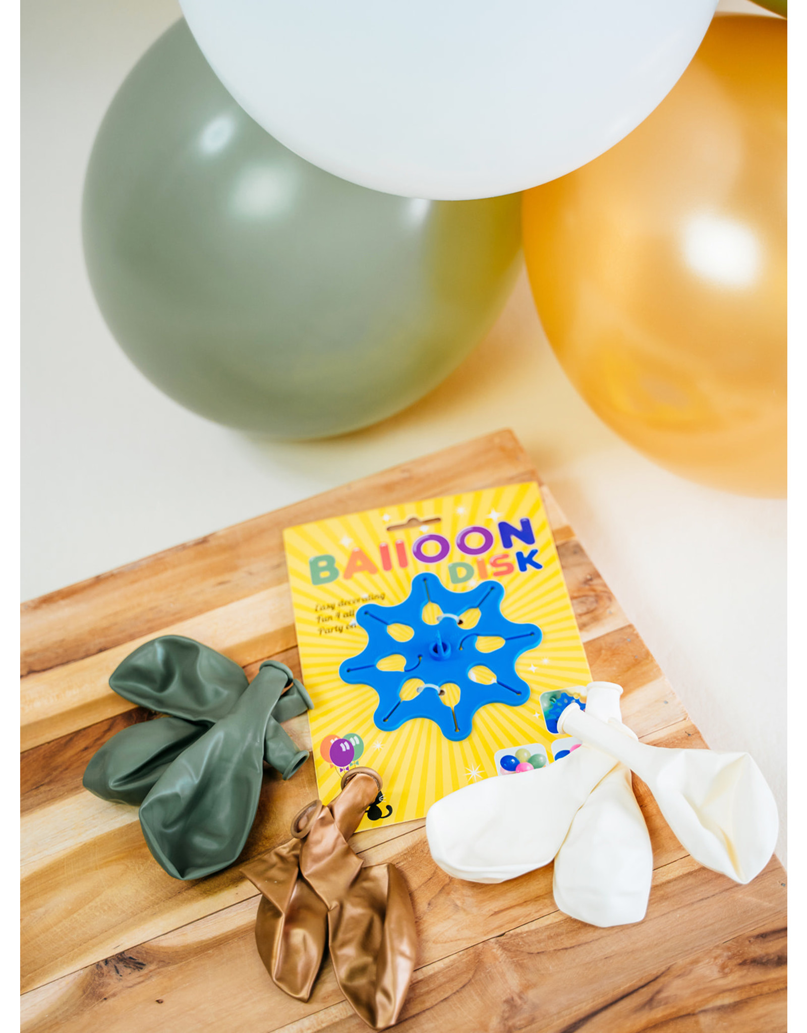 WOW DIY ballonnentros | Goud / olijfgroen