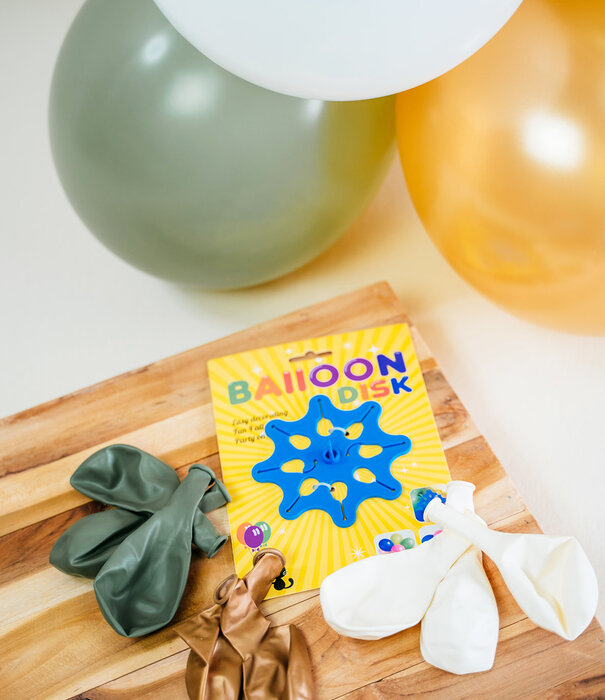 WOW DIY ballonnentros | Goud / olijfgroen