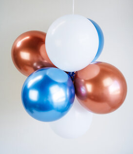 WOW DIY ballonnentros | Koper / blauw