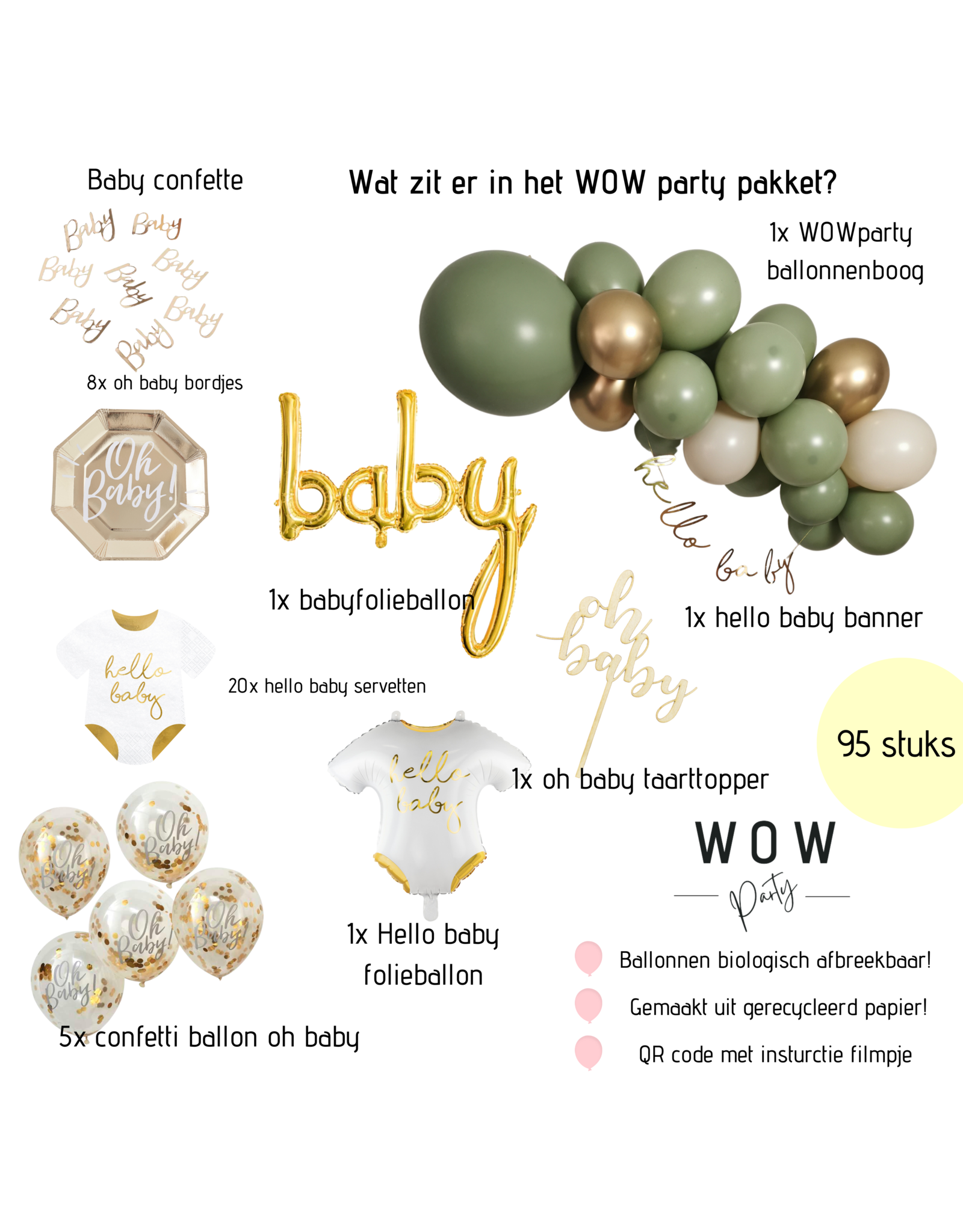 WOW partypakket | Hello baby