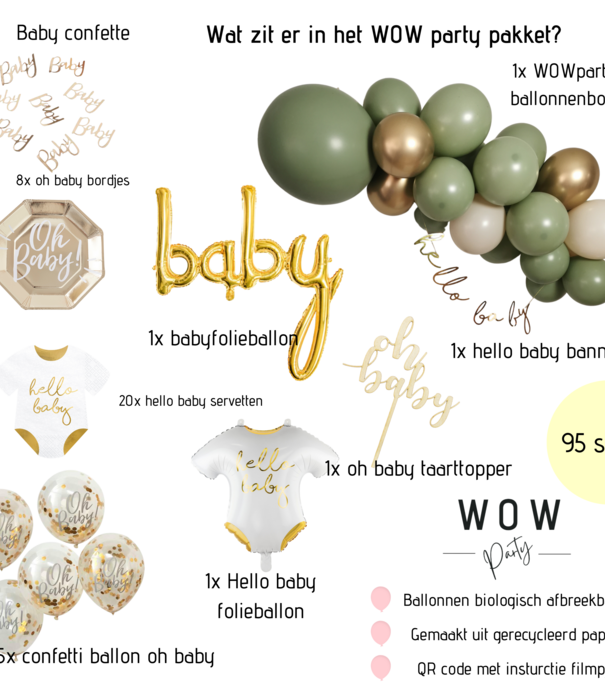 WOW partypakket | Hello baby