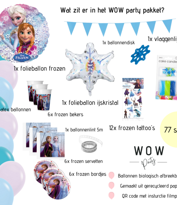 WOW partypakket | Frozen ALL IN