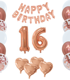 WOW partypakket | Sweet 16 decoratie pakket