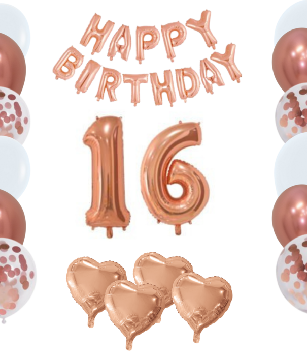 WOW partypakket | Sweet 16 decoratie pakket
