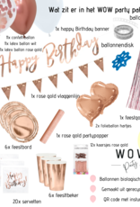 WOW partypakket | Rose gold ALL IN