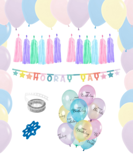 WOW partypakket | HOORAY pastel