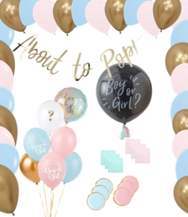WOW partypakket | Gender reveal