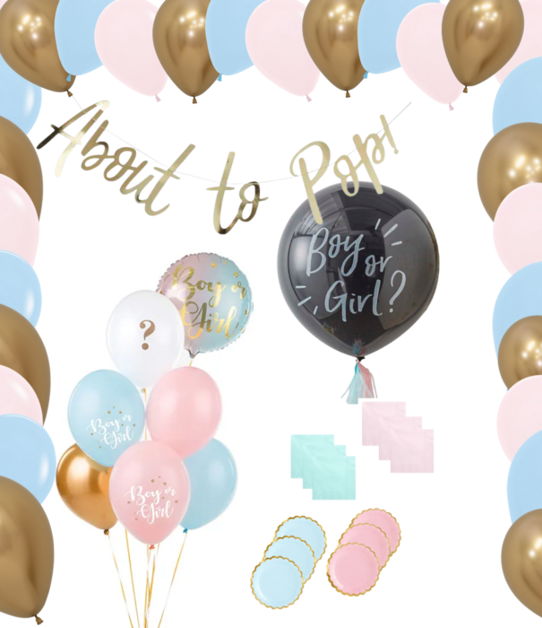 WOW partypakket | Gender reveal