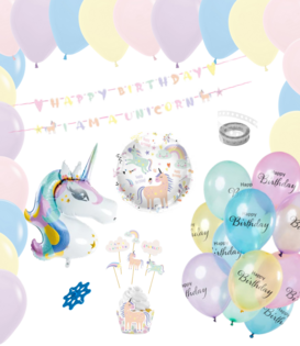 WOW partypakket | Magical unicorn decoratiepakket