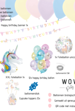 WOW partypakket | Magical unicorn decoratiepakket