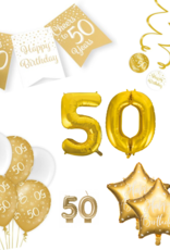 WOW partypakket | 50 jaar goud/wit