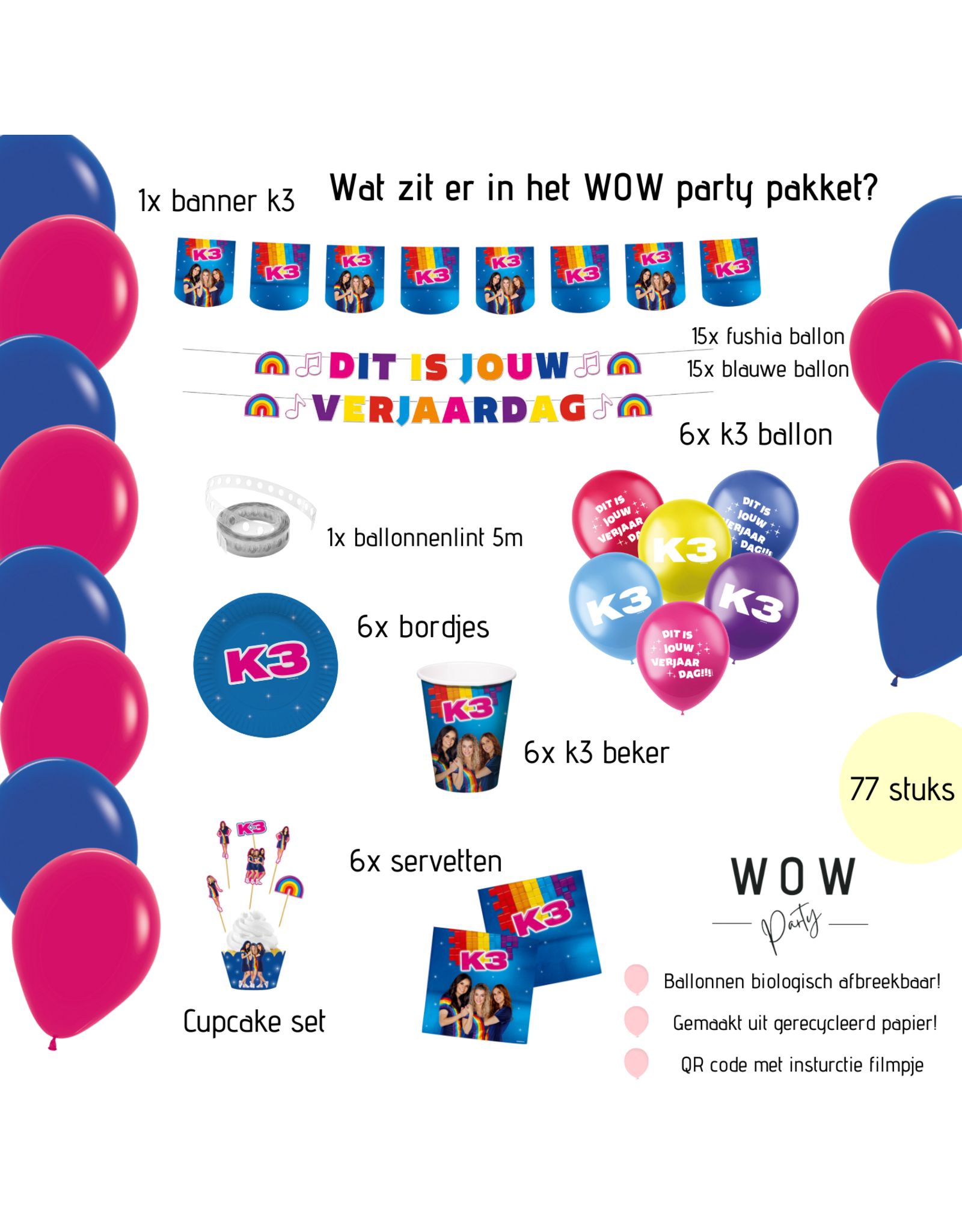 WOW partypakket | K3