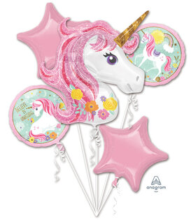 Unicorn folieballonnen set