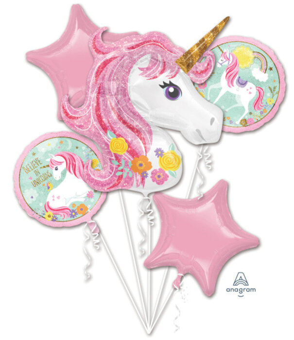 Unicorn folieballonnen set
