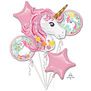 Unicorn folieballonnen set