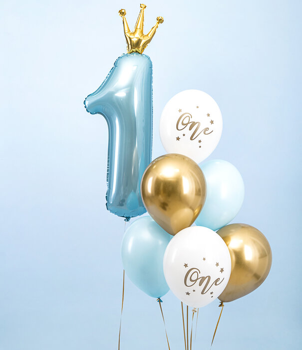 Ballonnenmix one lichtblauw