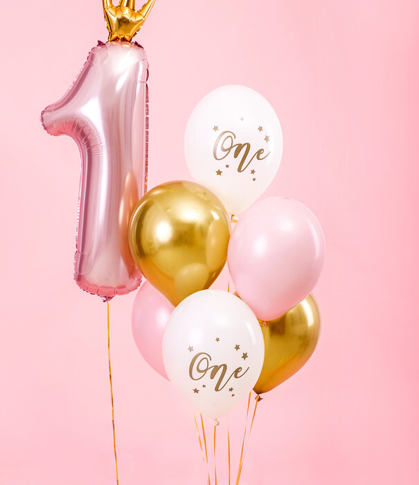 Ballonnenmix one Roze