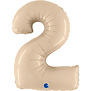 Cijferballon XXL | 2 Cream