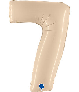 Cijferballon XXL | 7 Cream