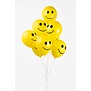 8x latex ballon gele smiley