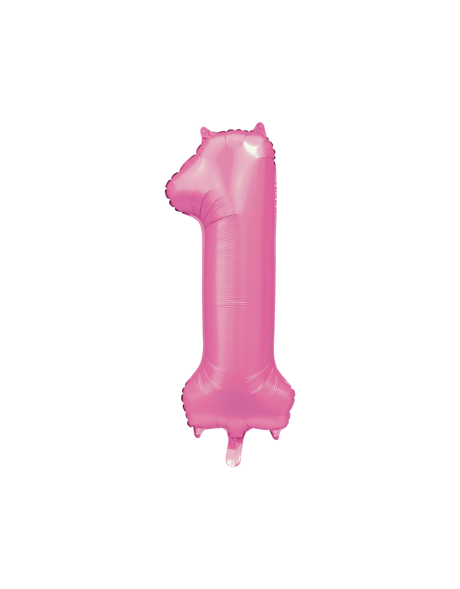 Cijferballon XXL | 1 satijn roze