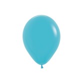 10x latex ballon fel blauw| 30cm