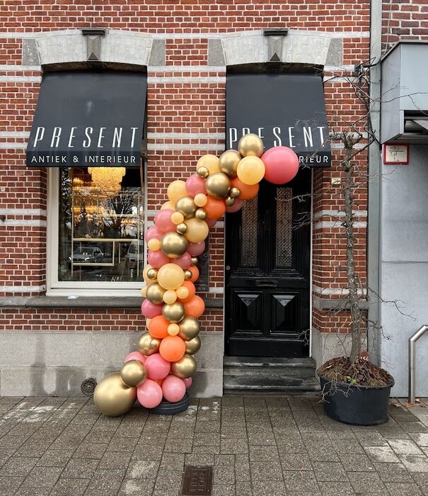 10x latex ballon peach blush | 30 cm