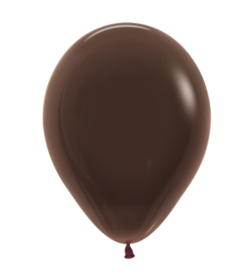 10x latex ballon chocolade bruin | 30 cm