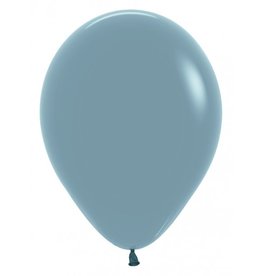 10x latex ballon pastel dusk blauw | 30 cm