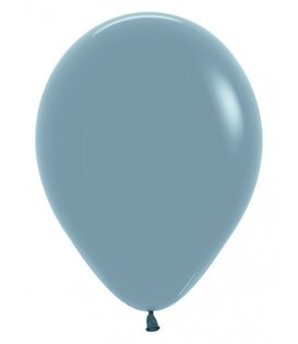 10x latex ballon pastel dusk blauw | 30 cm