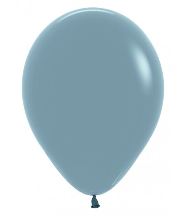 10x latex ballon pastel dusk blauw | 30 cm