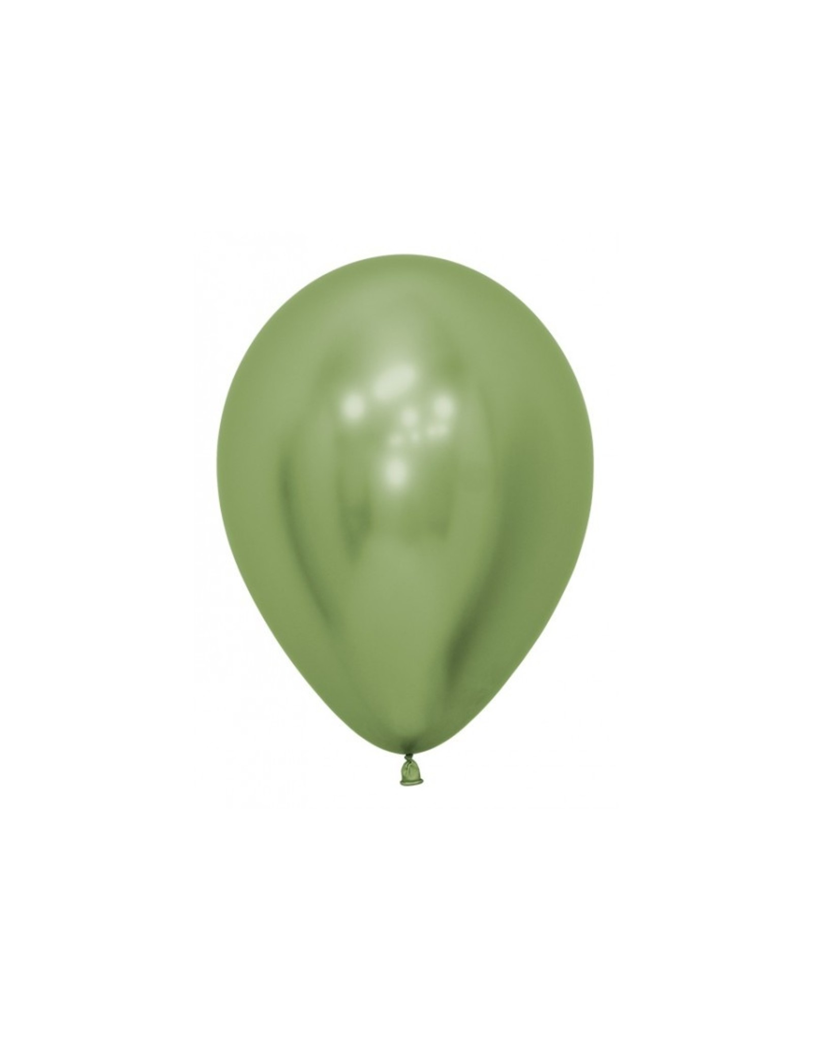 10x latex ballon reflex lime groen | 30 cm