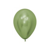 10x latex ballon reflex lime groen | 30 cm