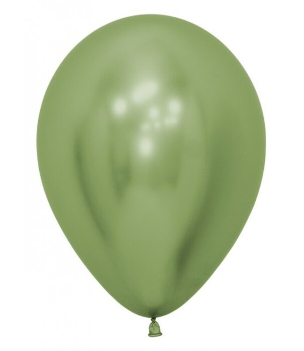 10x latex ballon reflex lime groen | 30 cm
