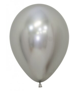 10x latex ballon reflex zilver | 30cm