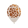 10x latex ballon giraffe koper & zand | 30cm