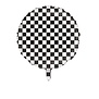 Folieballon Racing vlag 45cm