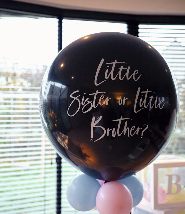 Ballon little sister or little brother 91cm
