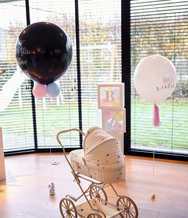 Ballon little sister or little brother 91cm