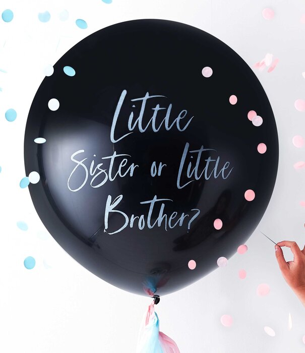 Ballon little sister or little brother 91cm