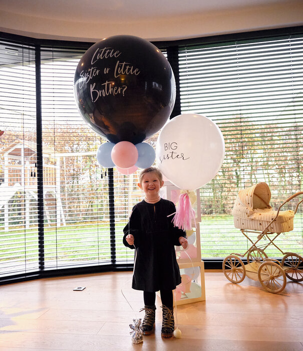 Ballon little sister or little brother 91cm