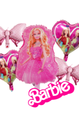 Barbie folieballonnen set 5 stuks