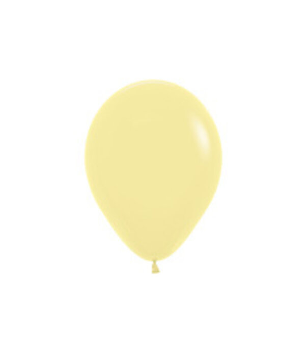 10x mini ballon | pastel geel