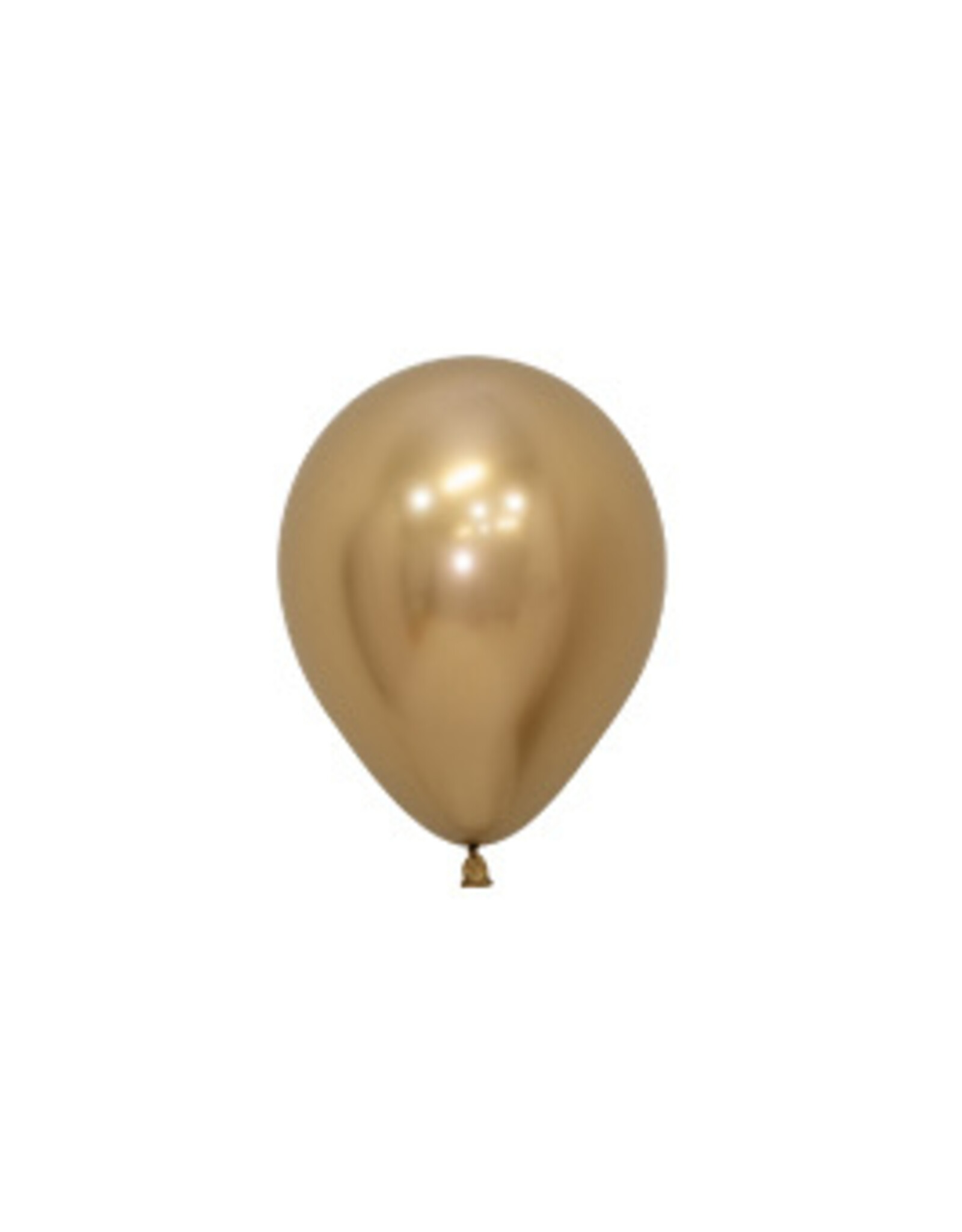 10x mini ballon | Reflex goud