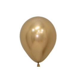 10x mini ballon | Reflex goud