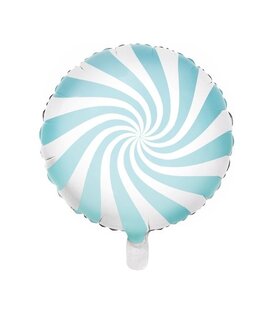 Folieballon snoepjes blauw 45cm